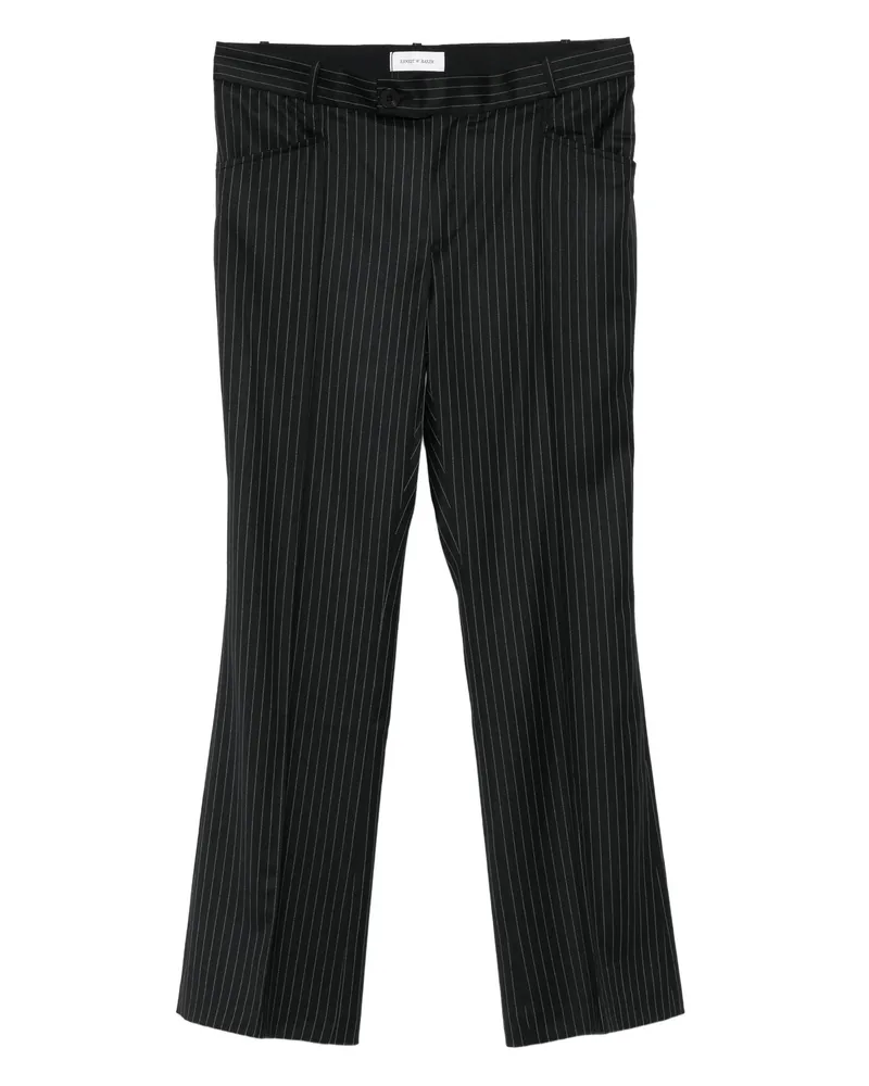 Ernest W. Baker Striped Pants Black