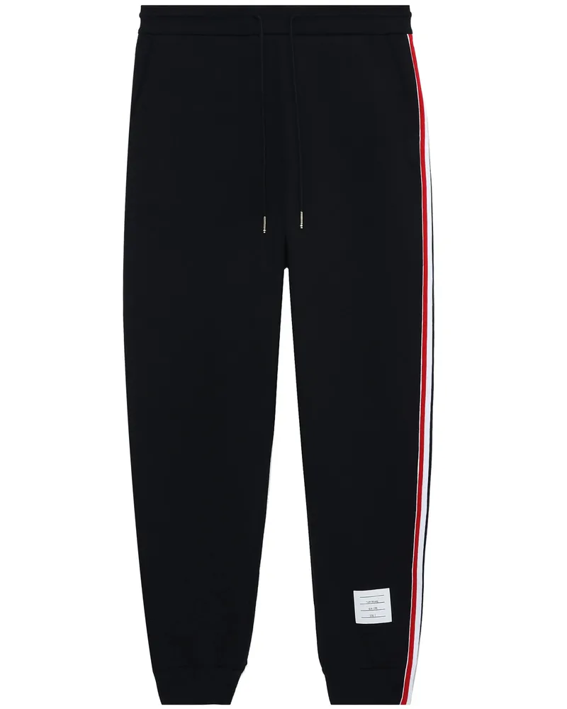 Thom Browne RWB Stripe Loopback Track Pants Blue