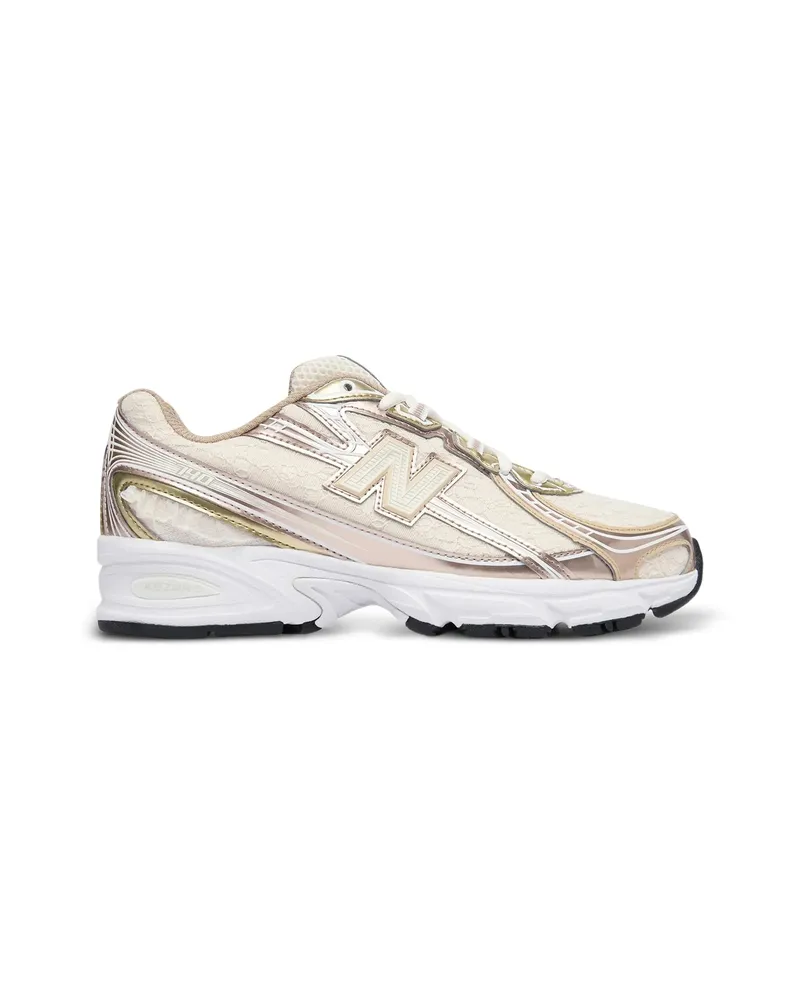 New Balance 740 Lace-panelled Sneakers Neutrals