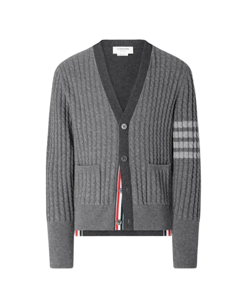 Thom Browne Button-up Cardigan Grey