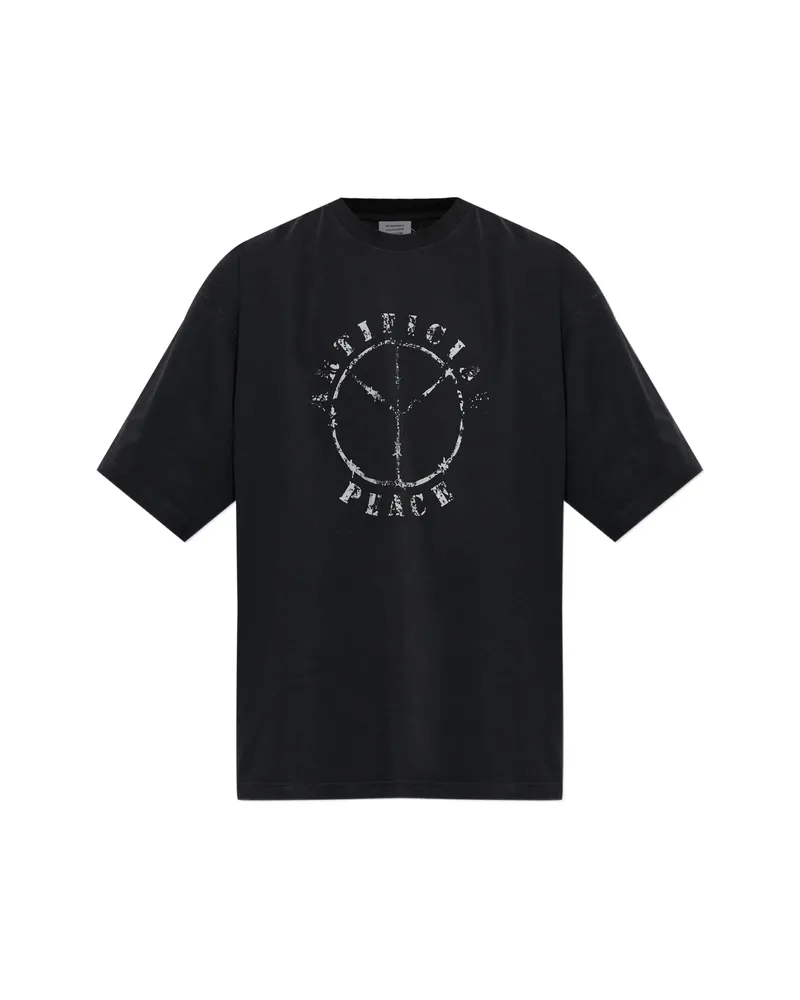 VETEMENTS Graphic-print T-shirt Black