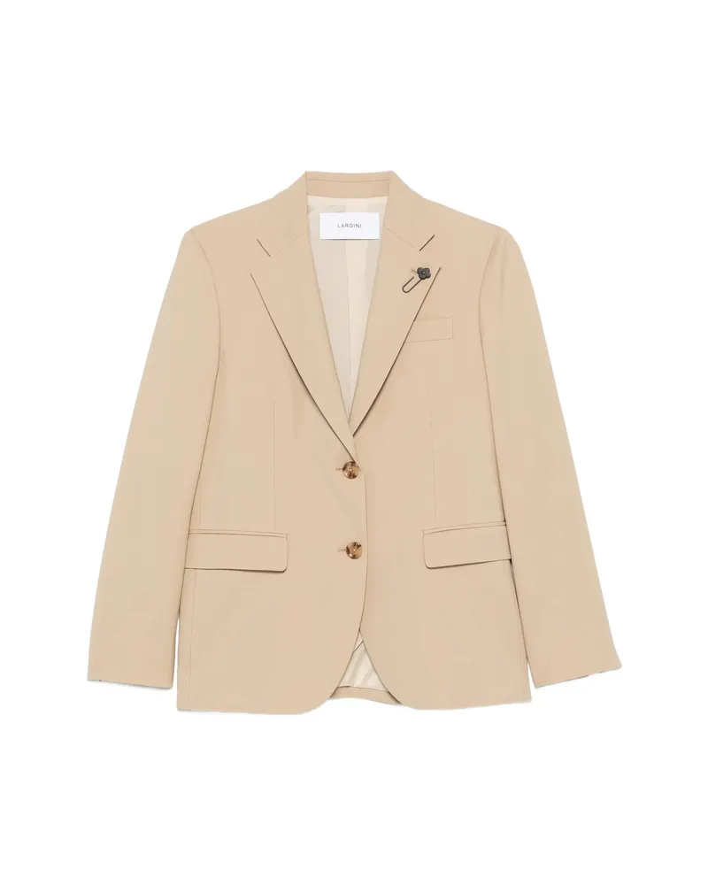 LARDINI Rocco Flower-detail Blazer Neutrals