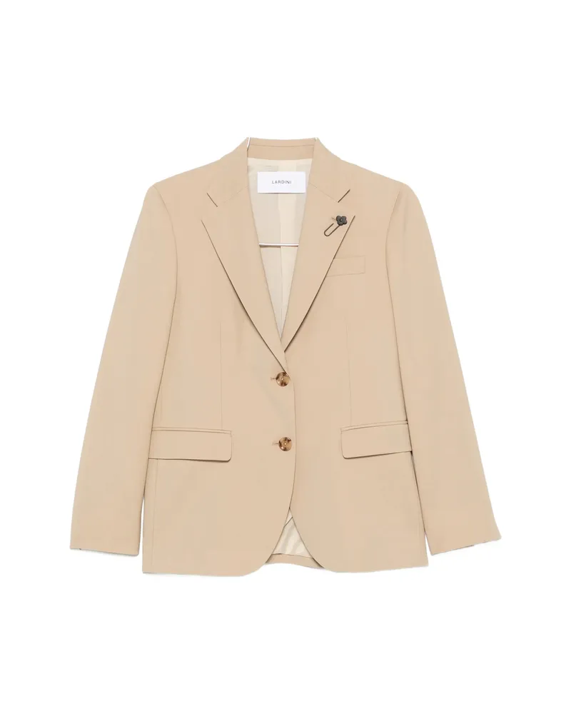 LARDINI Rocco Flower-detail Blazer Neutrals