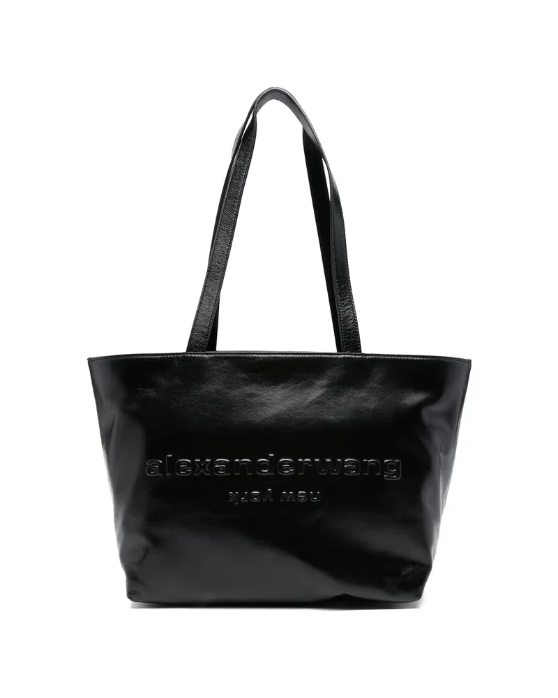 Alexander Wang Embossed Shoulder Bag Black