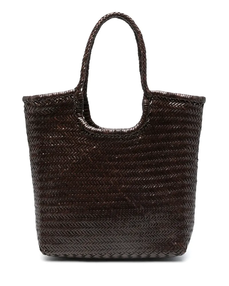 Dragon Diffusion Diagonal Triple Jump Tote Bag Brown
