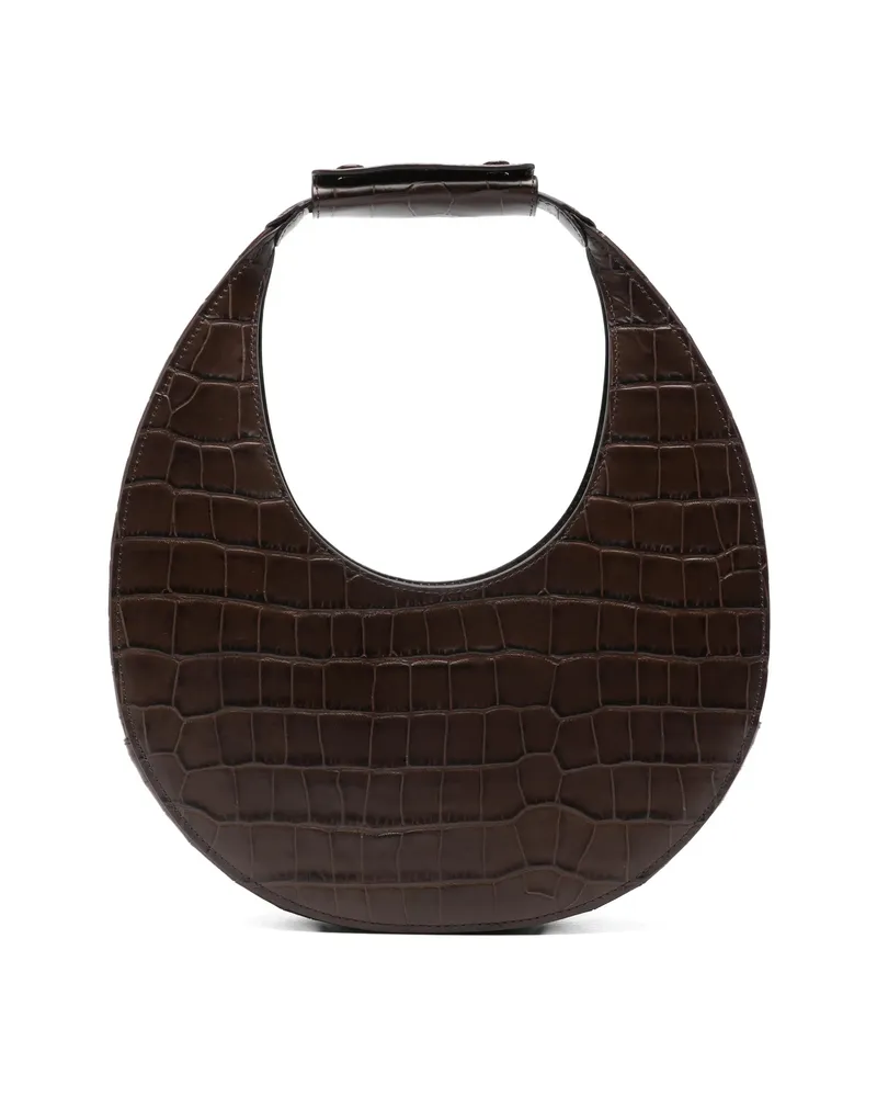 STAUD Moon Tote Bag Brown