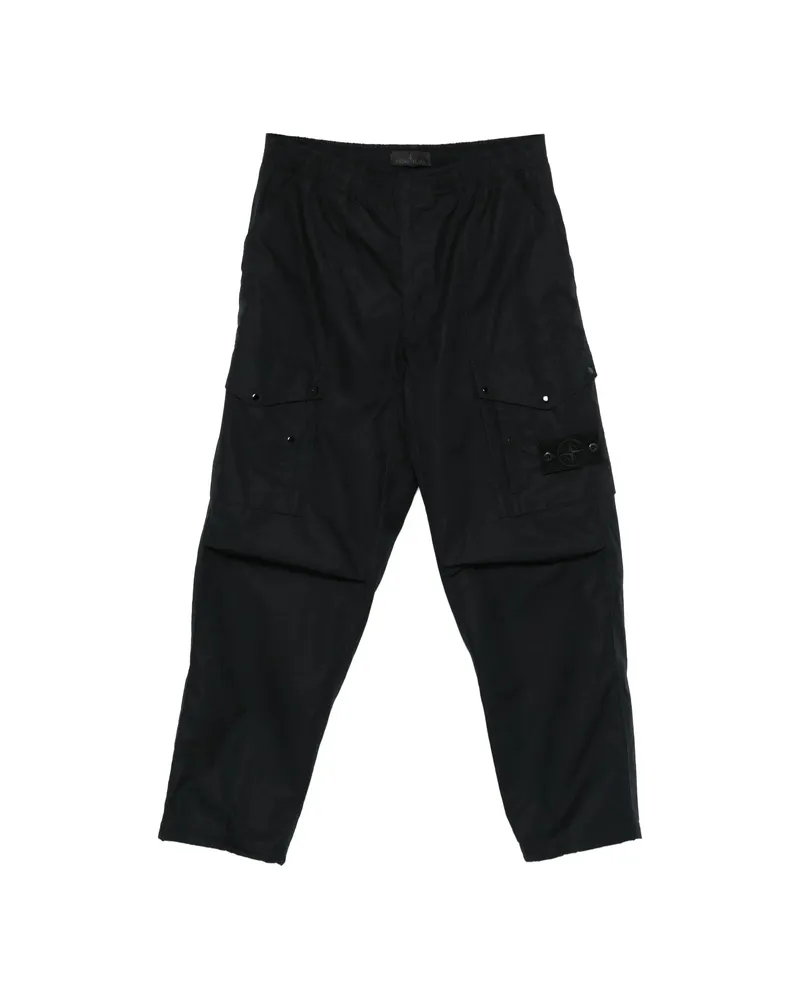Stone Island Cargo-pocket Trousers Black