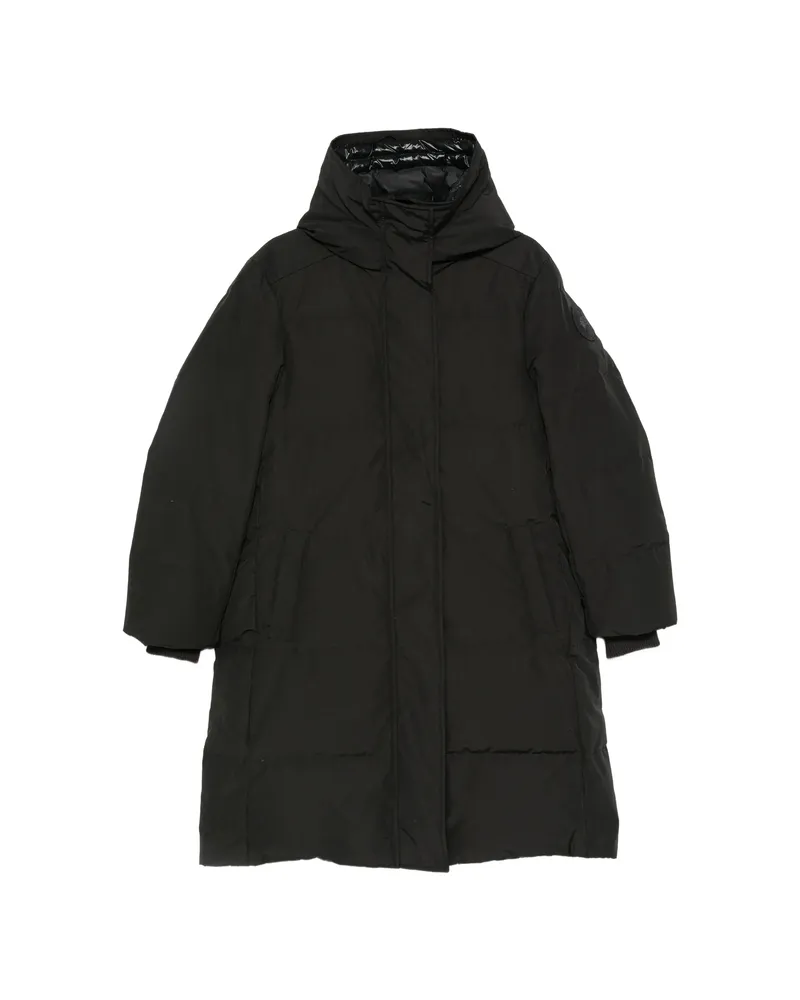 Canada Goose Hooded Padded Coat Black