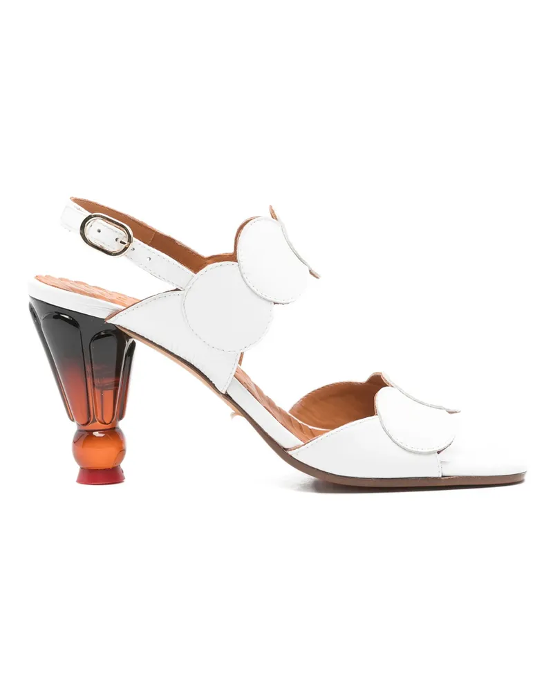 Chie Mihara Urana Buckle Sandals White