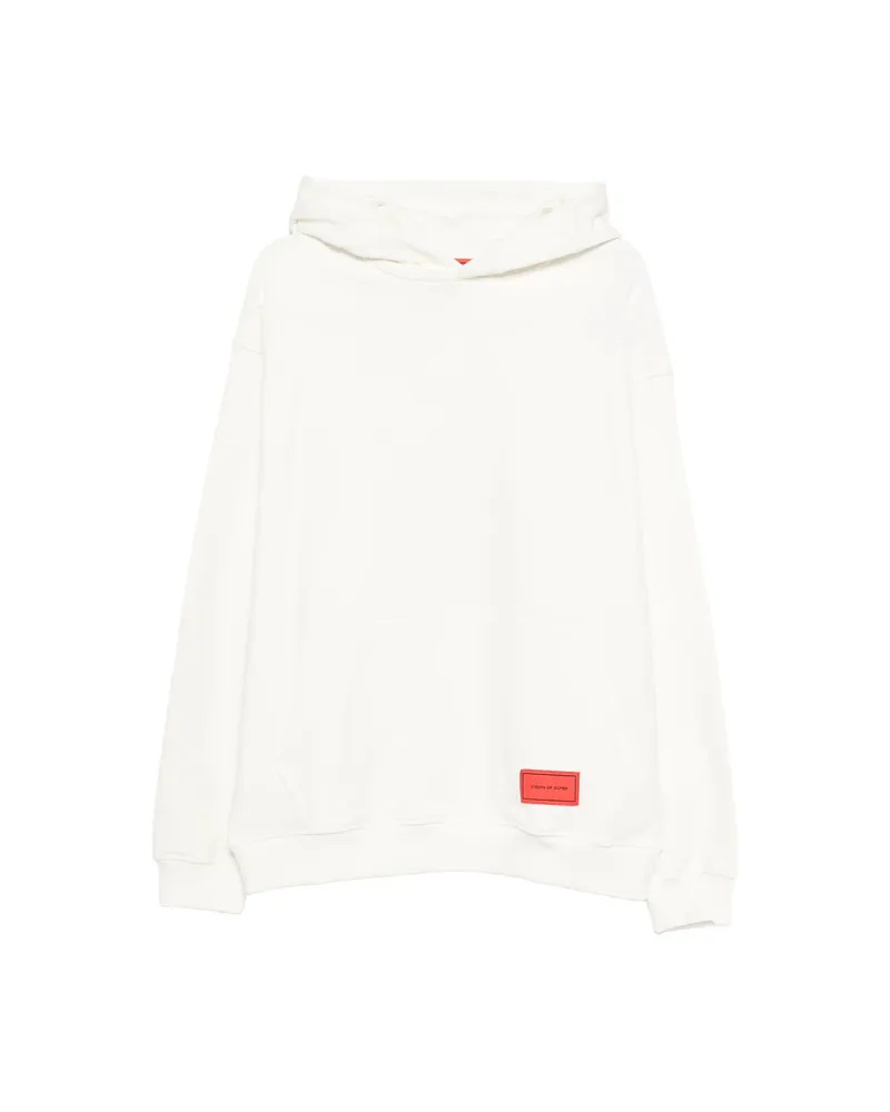 Vision Of Super Logo-patch Hoodie White