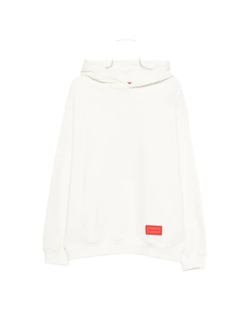 Vision Of Super Logo-patch Hoodie White