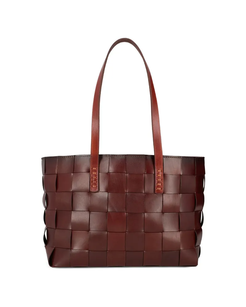 Dragon Diffusion Japan Woven Shoulder Bag Brown