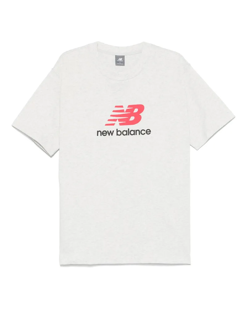 New Balance Athletics Logo T-shirt Grey