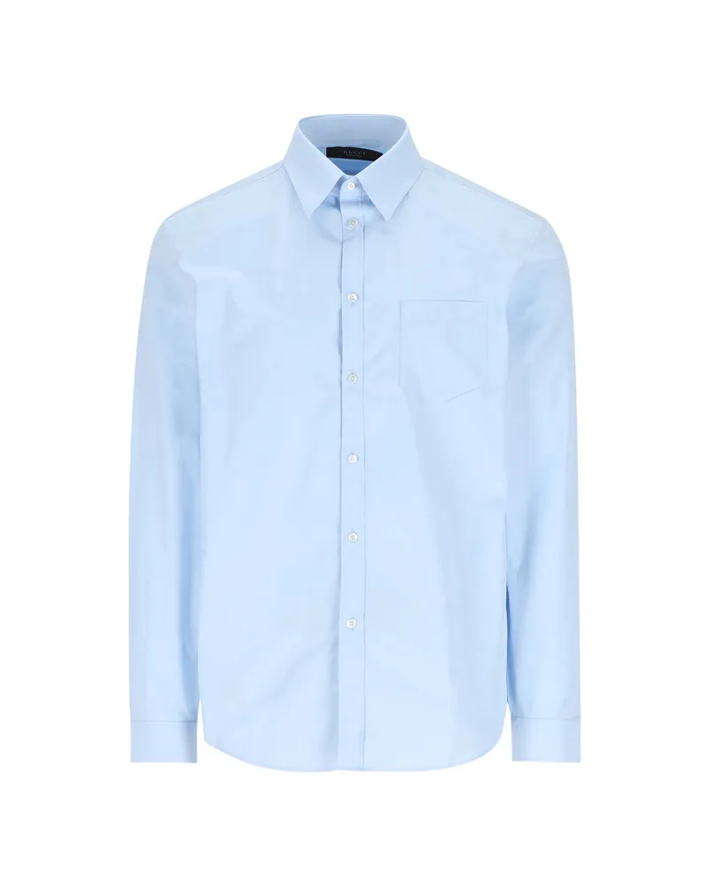 Gucci Poplin Shirt Blue