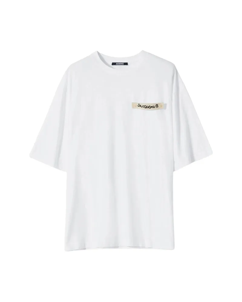 Jacquemus Logo-patch T-shirt White