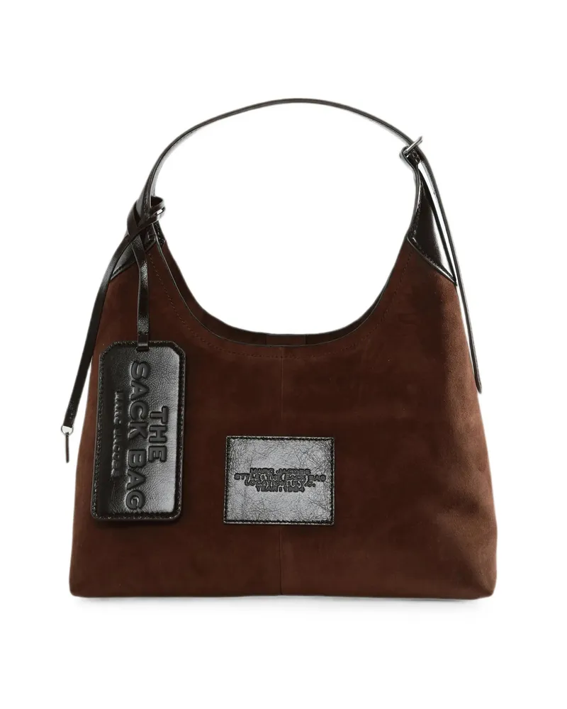 Marc Jacobs The Sack Bag In Suede Brown