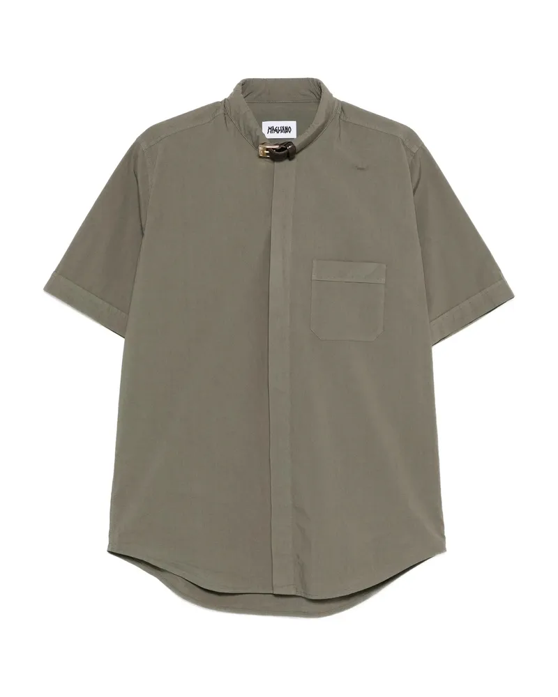 Magliano Buttoned-fastening Short-sleeve Shirt Green