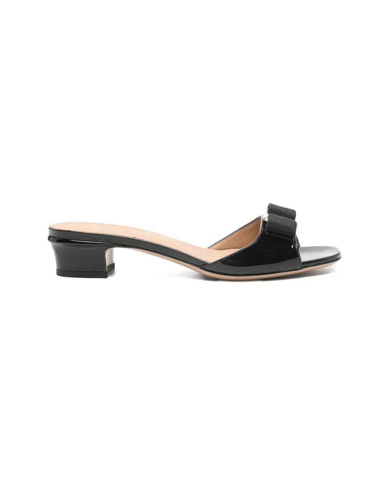 Ferragamo Bow-detail Sandals Black