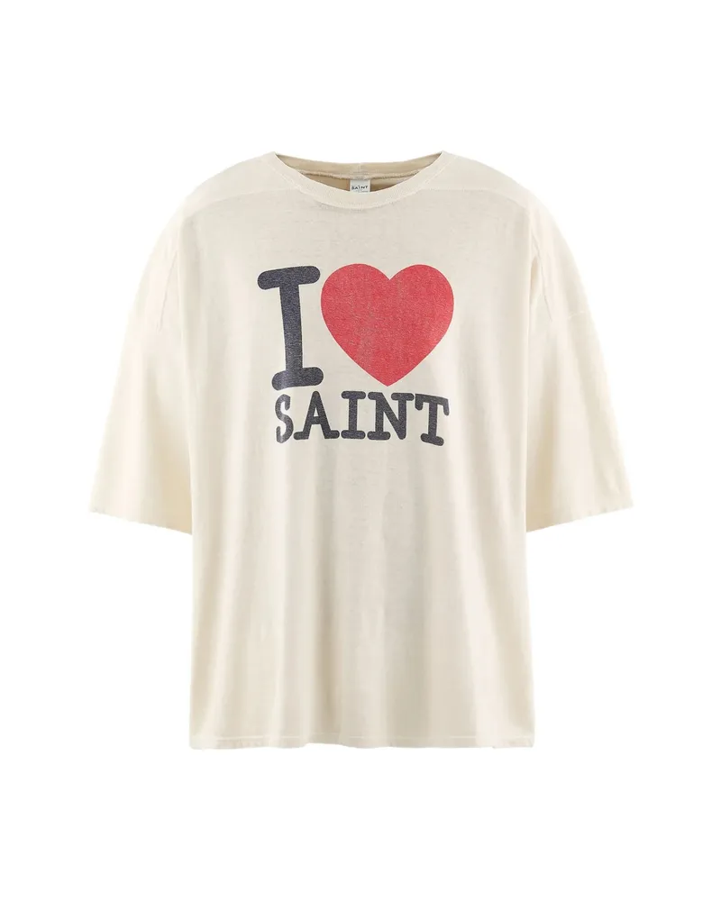 SAINT MXXXXXX Logo-print T-shirt White