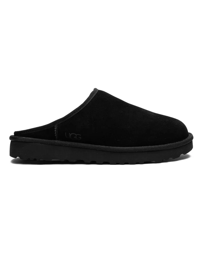 UGG Classic Slip-On Suede Slides Black