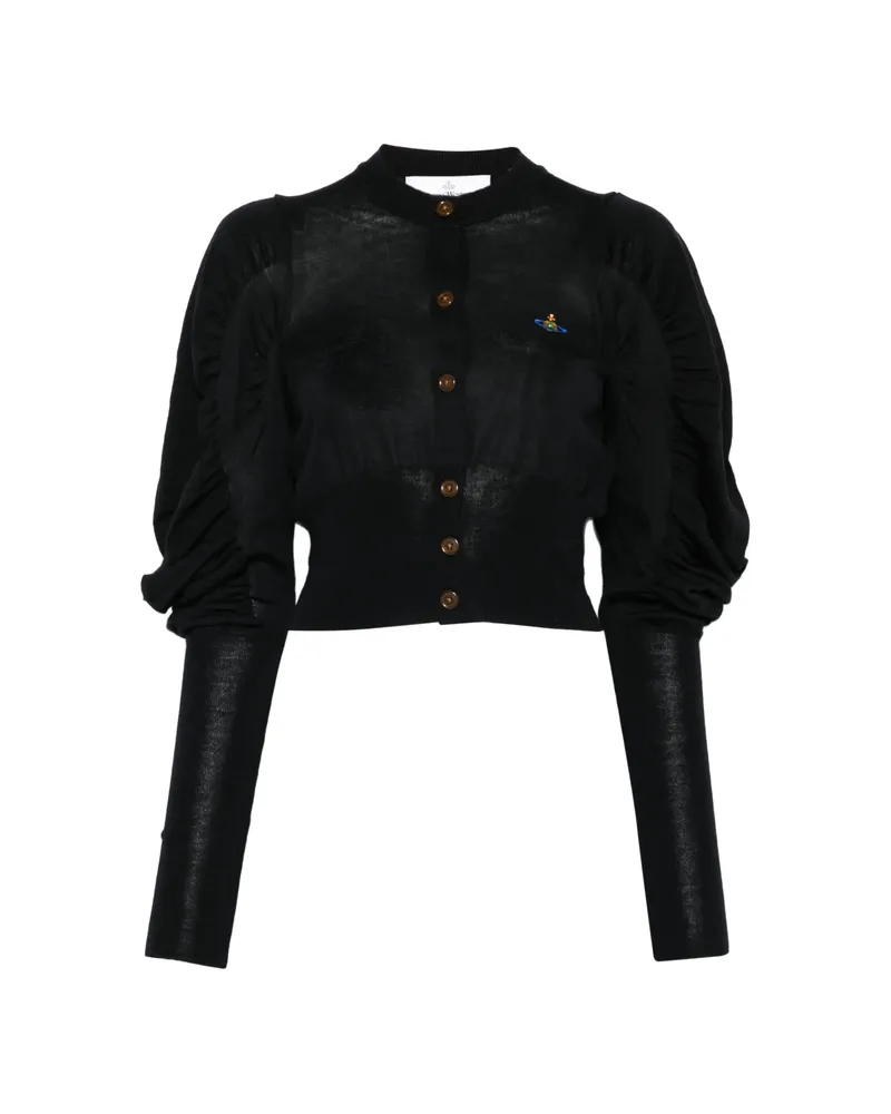 Vivienne Westwood Eli Button Orb Cardigan Black