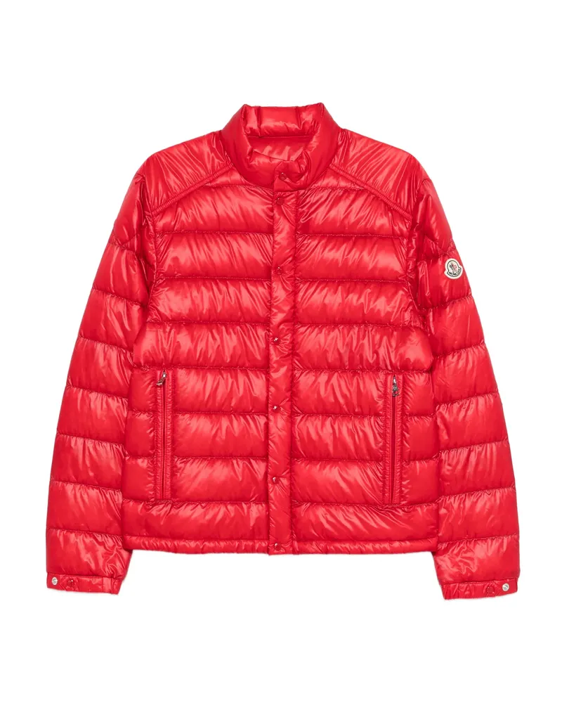 Moncler Zip-pocket Puffer Jacket Red