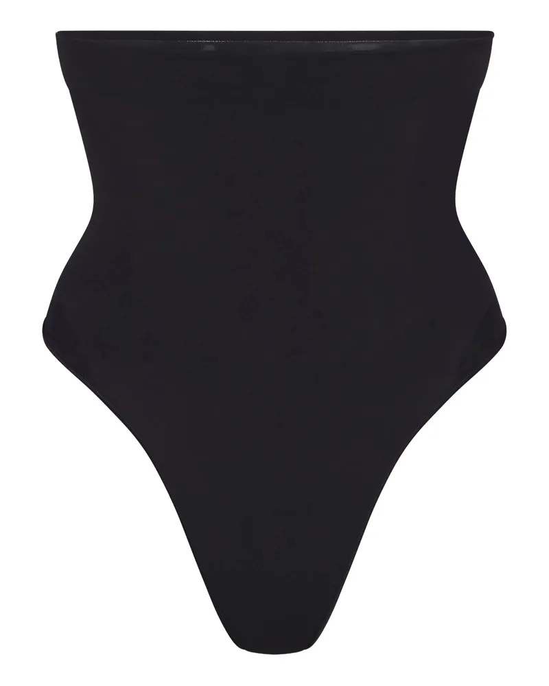 SKIMS Seamless Sculpt High-waist Thong Black
