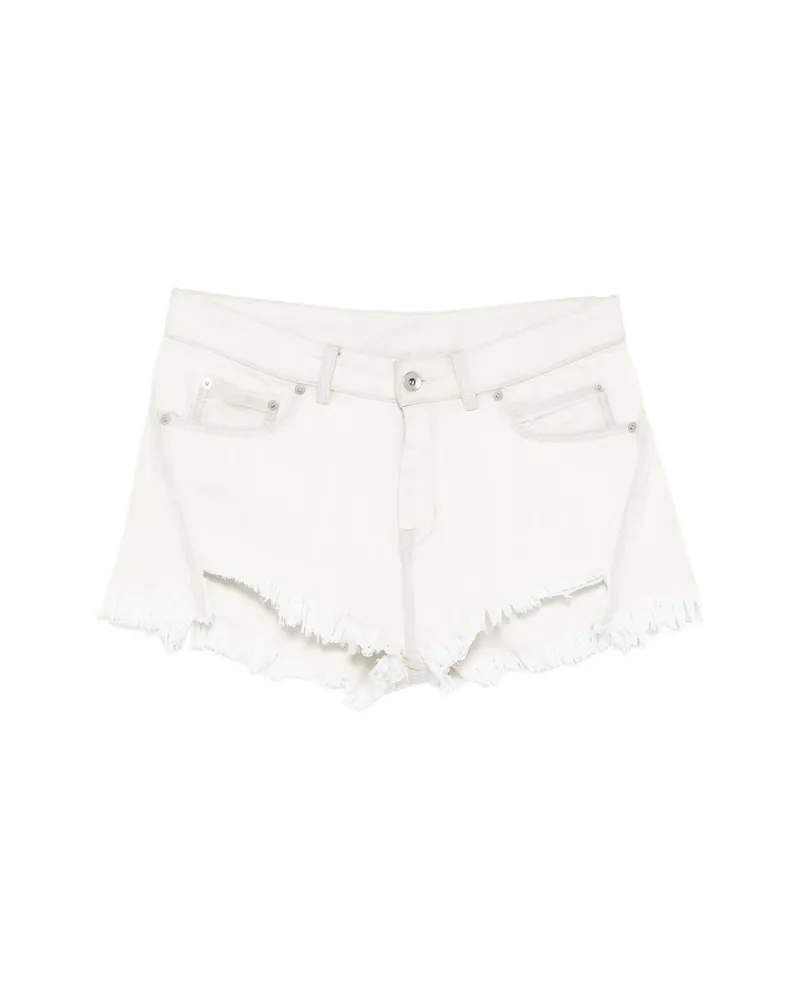 Rick Owens Frayed Sandals Neutrals