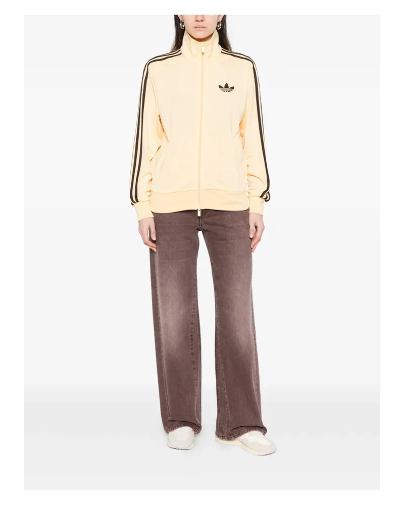 adidas Zip Sweatshirt Yellow