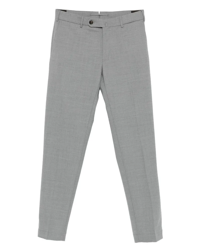Incotex Button-fastening Cotton Trousers Grey