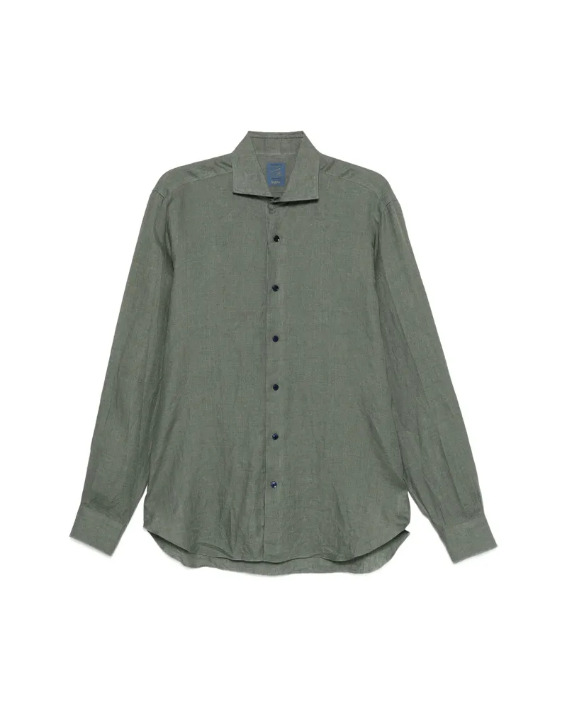 BARBA Button Shirt Green