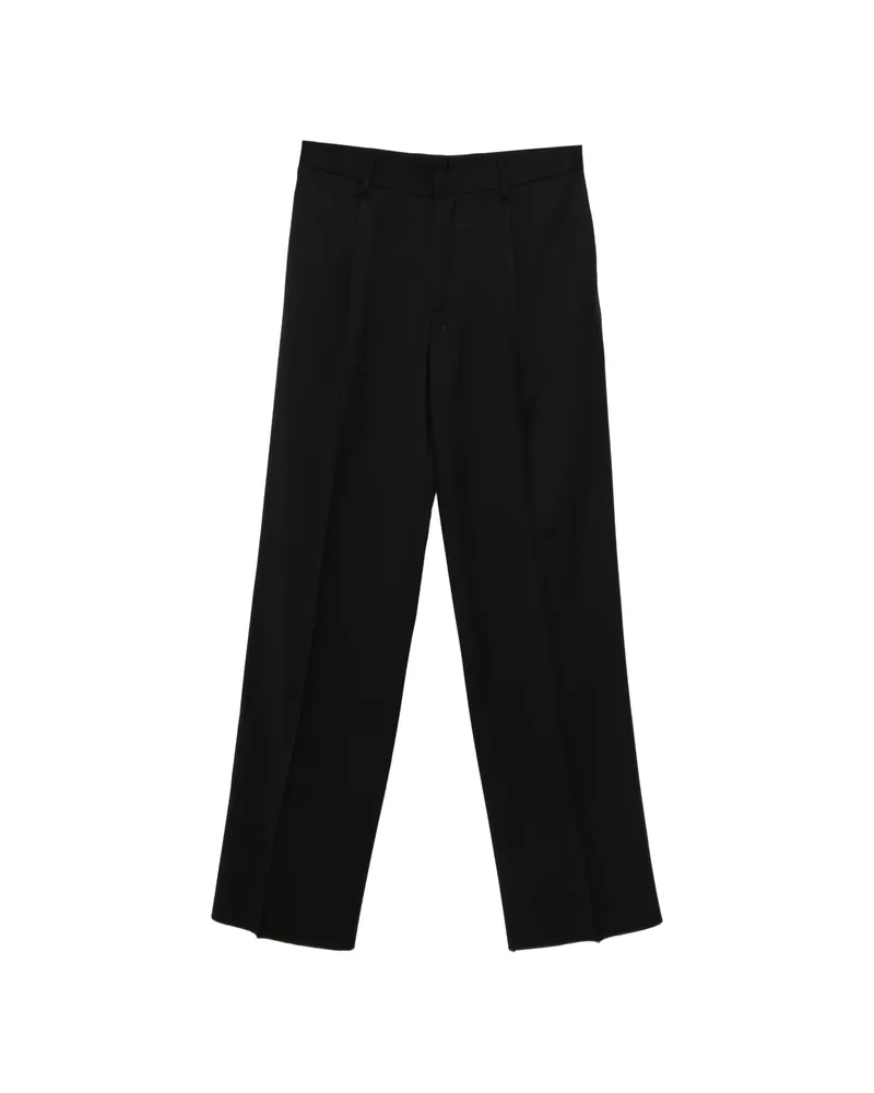 LARDINI Pleated Tailored Trousers Black