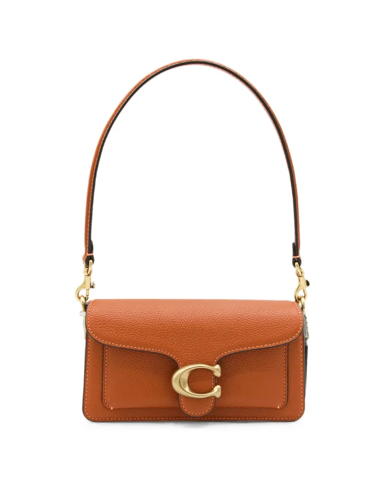 Coach Tabby Leather Shoulder Bag Brown