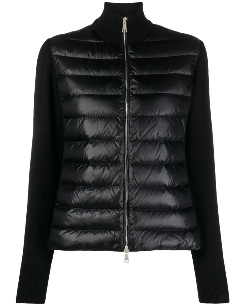 Moncler Quilted-panel Knit Cardigan 