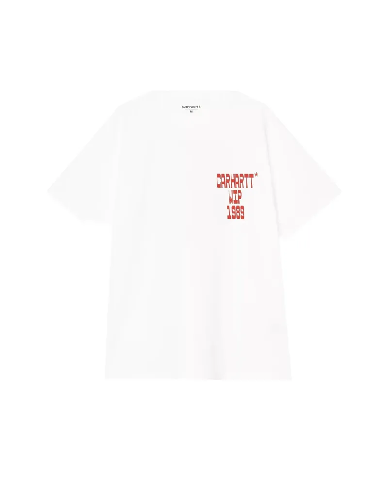 Carhartt WIP S/S Blocks Printed T-shirt White