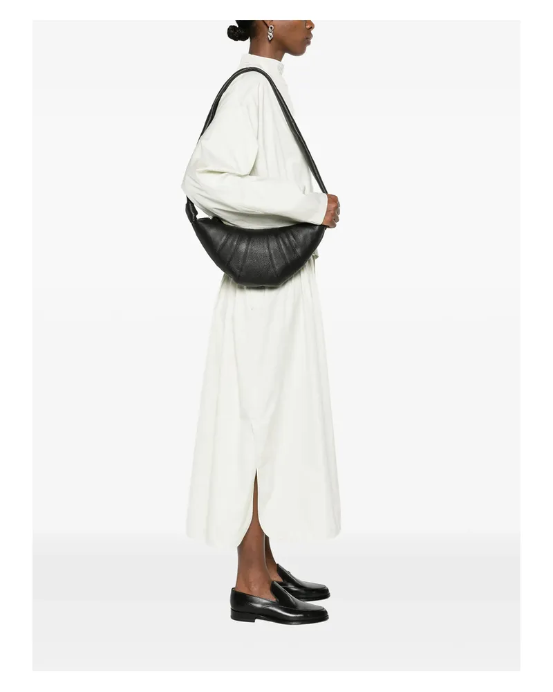 Christophe Lemaire Small Croissant Shoulder Bag Black