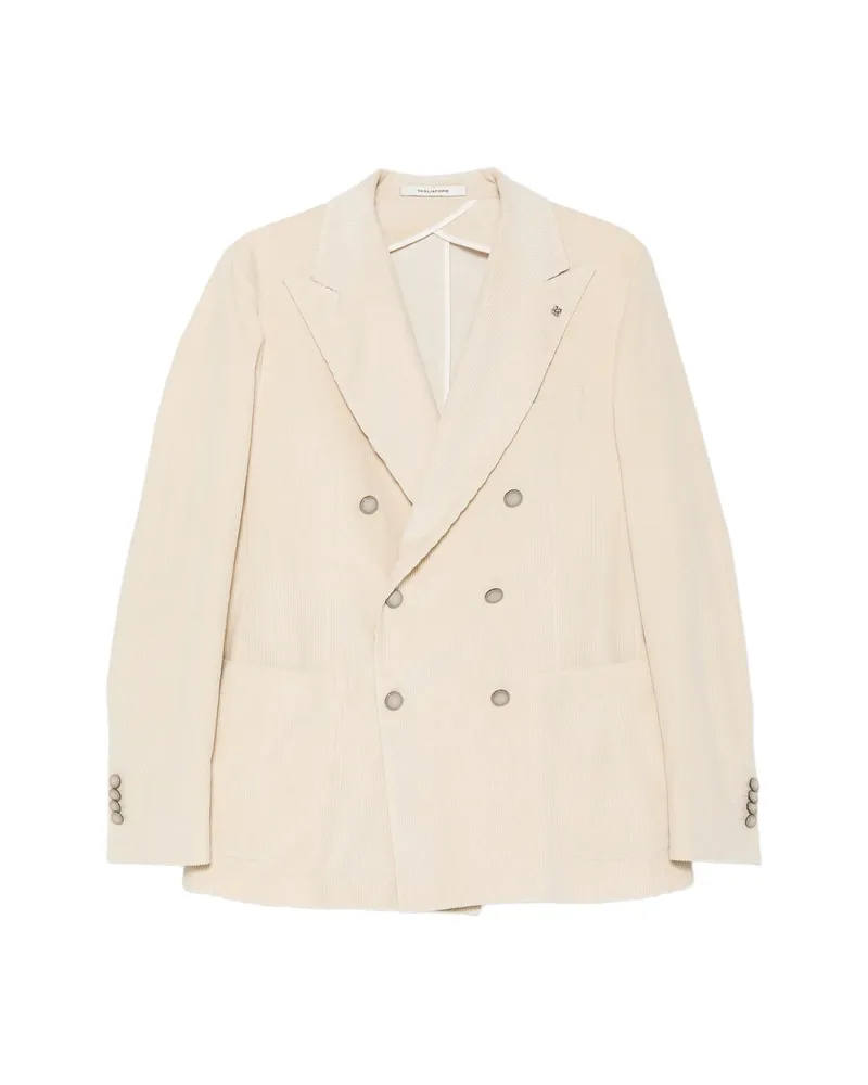 Tagliatore Giacca Double-breasted Corduroy Jacket Neutrals