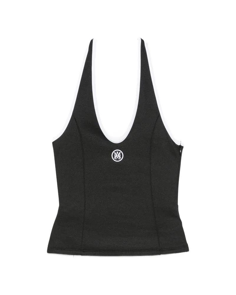 Amiri Logo-embroidered Tank Top Black