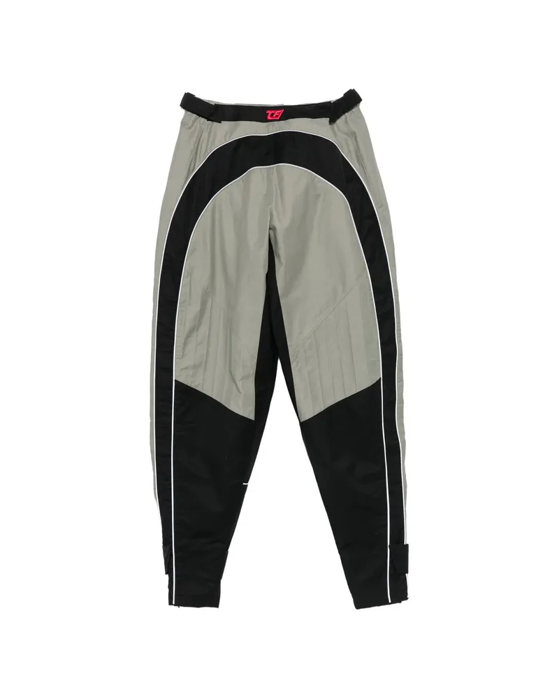 ATTICO Logo-patch Trousers Black