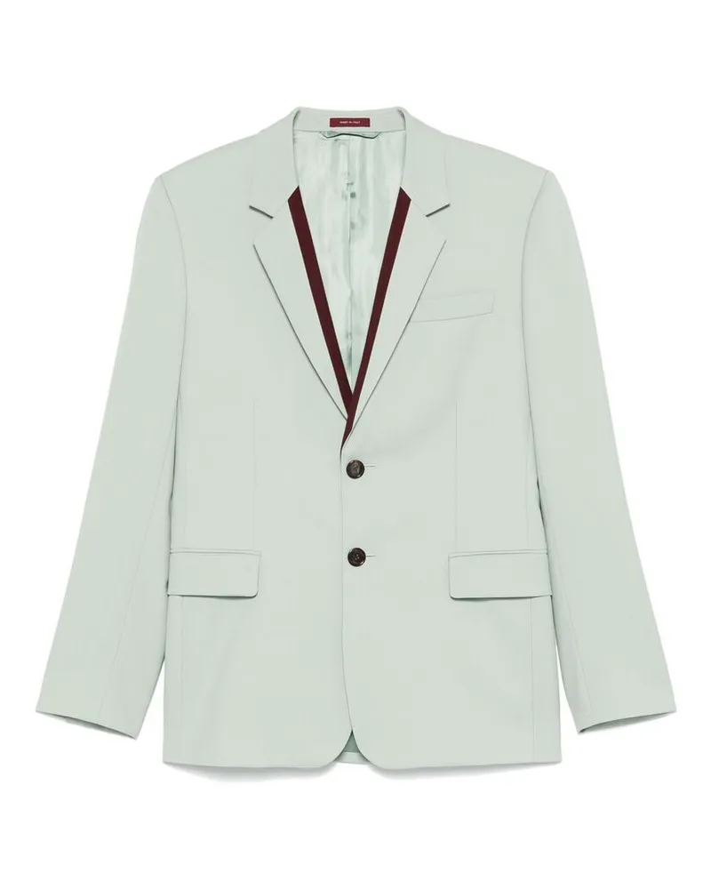 Gucci Single-breasted Blazer Green