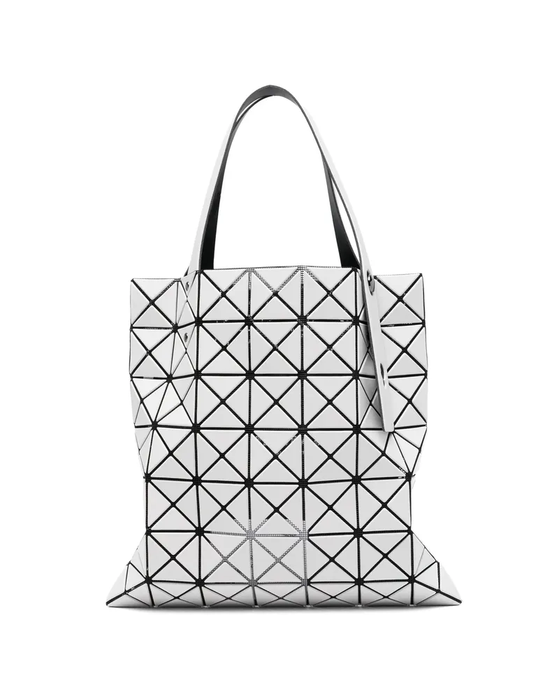 Issey Miyake Geometric-pattern Tote Bag Grey