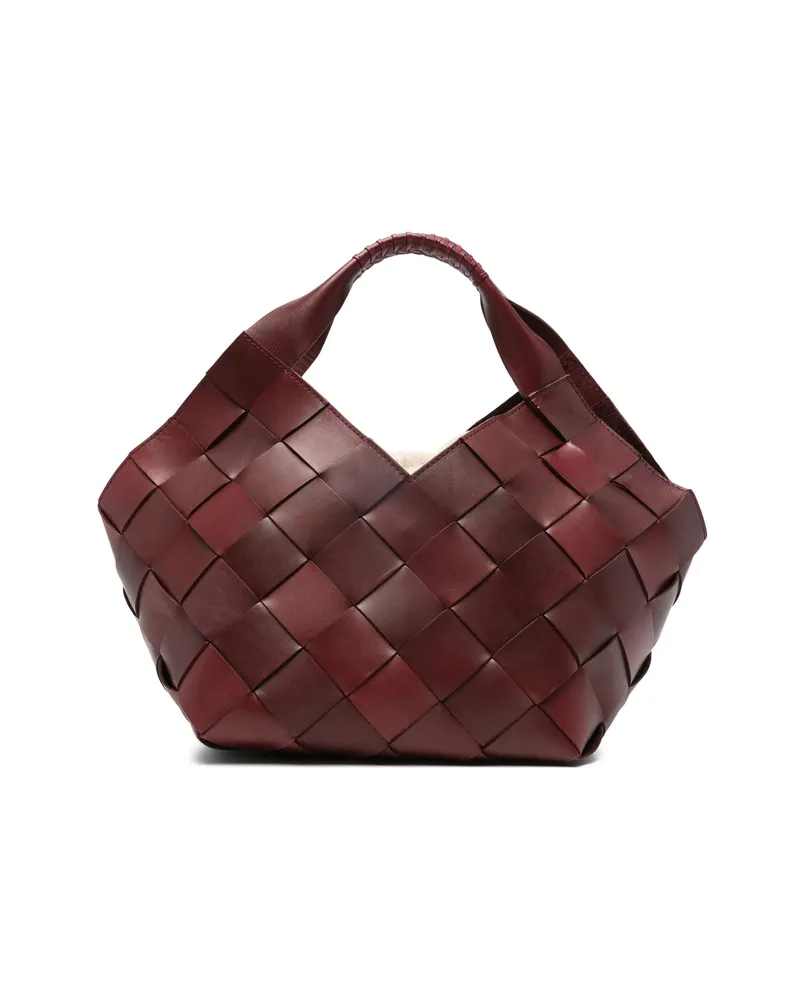 Dragon Diffusion Woven-design Tote Bag Red