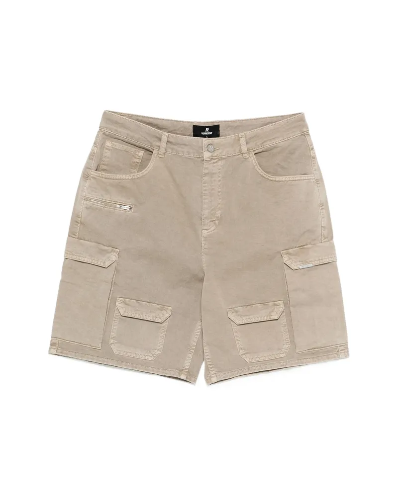 REPRESENT Loaded Cargo Shorts Neutrals