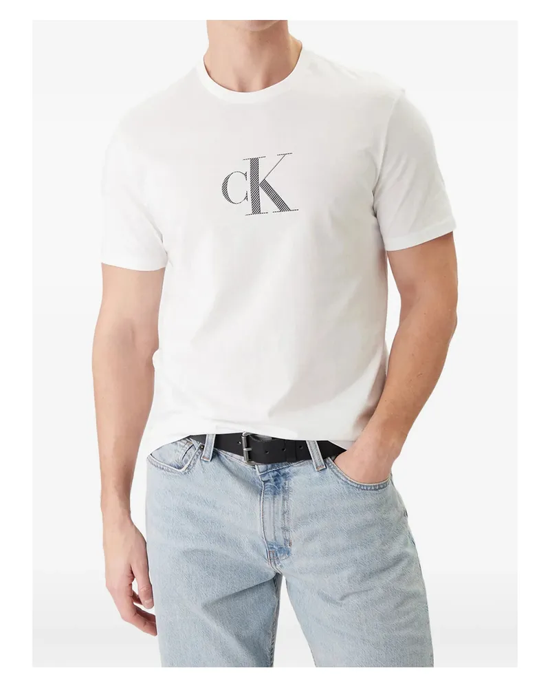 Calvin Klein Logo-print T-shirt White