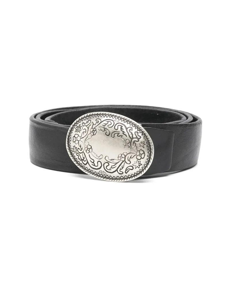 ERALDO Oval-buckle Belt Black