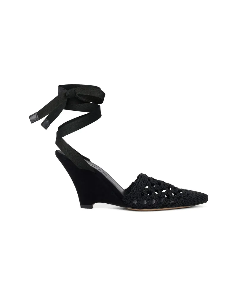 Jacquemus The High Lace-up Espadrilles Black