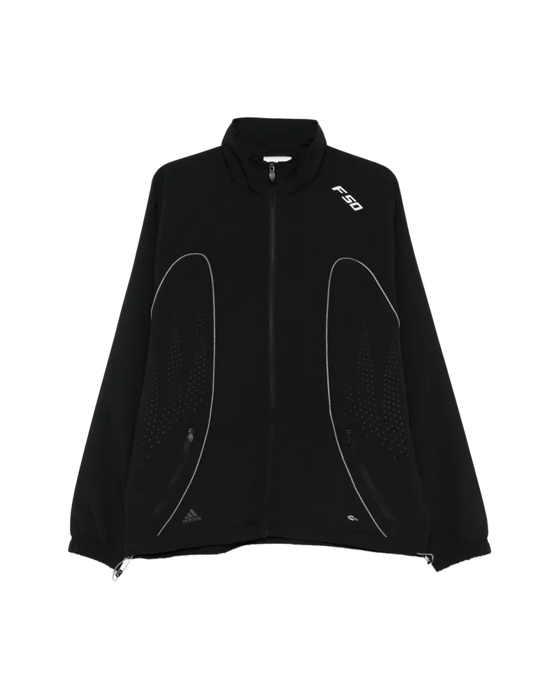 adidas Zip Sweatshirt Black