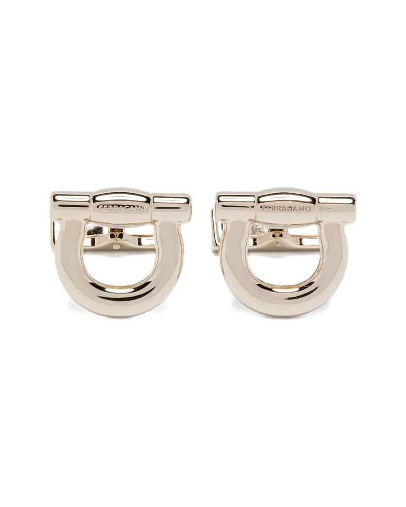 Ferragamo Gancini Cufflinks Gold