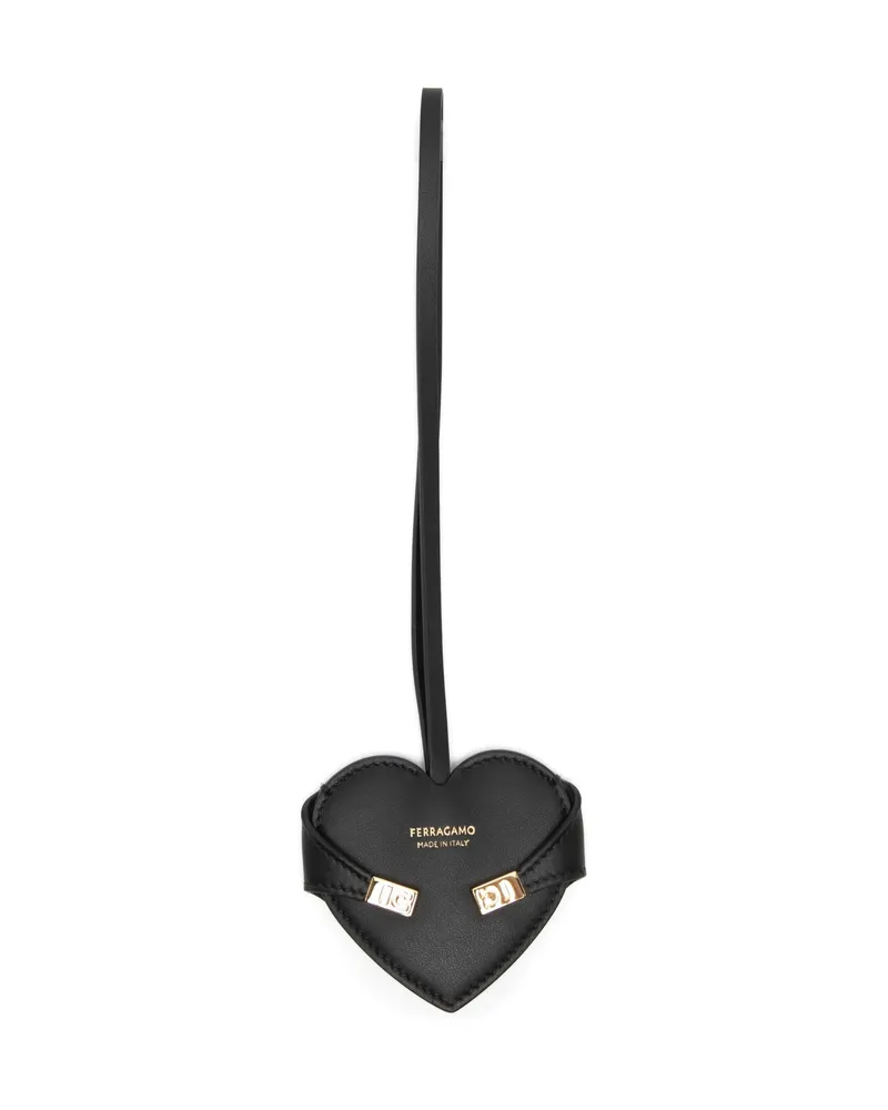 Ferragamo Logo-printed Charm Black