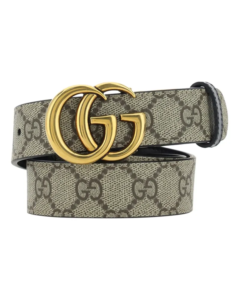 Gucci GG Marmont Reversible Belt Neutrals